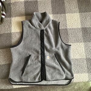 Carhartt Gray Sherpa Fleece Vest